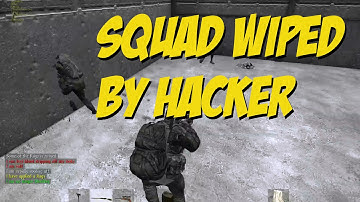 SQUAD WIPED BY HACKER - Dayz Standalone
