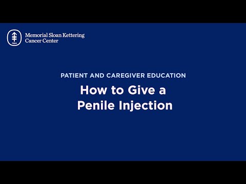 How to give a Penile Injection