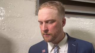 Offensive coordinator Ben Arbuckle breaks down loss to Michigan