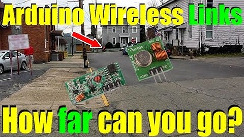 Arduino Wireless Link Max Distance Test