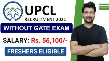 UPCL Recruitment 2021 without GATE | Assistant Engineer Posts | Latest Engineering Jobs 2021