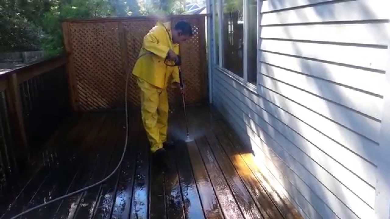 Deck Power Washing by Hector Power Cleaning YouTube