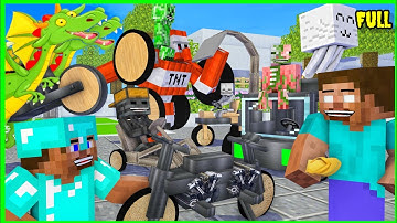 [ Lớp Học Quái Vật ] CUỘC THI XE ĐỘ SIÊU CẤP ( Full Tập) | Minecraft Animation