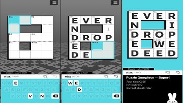 Knotwords (by Noodlecake) - free offline word puzzle game for Android and iOS - gameplay.