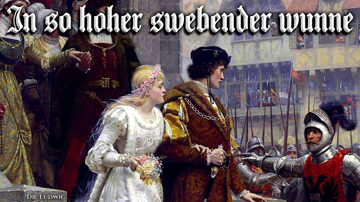 In so hoher swebender wunne [Medieval German song][+English translation]