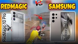 redmagic 10 pro vs samsung s25 ultra pubg test 2025🔥 | redmagic vs Samsung pubg/bgmi test | Price.