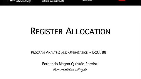 Register Allocation - Part 1