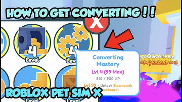 The ULTIMATE way to Converting Mastery… [Roblox Pet Sim X]