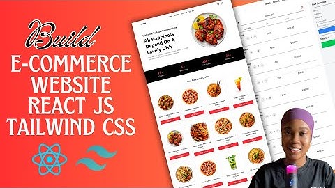 How To Create Complete Ecommerce Website Using React JS & Tailwind| Ecommerce Website Using React JS