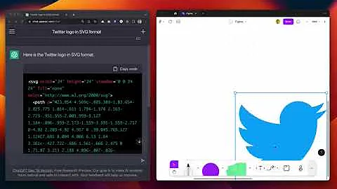 Generate an SVG icon with ChatGPT and copy and paste it to Figma