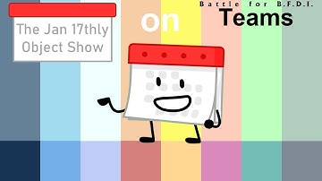 If The Jan 17thly Object Show Characters were on BFB Teams