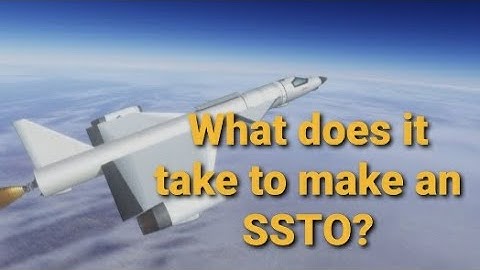 What does it take to make an SSTO in RSS?
