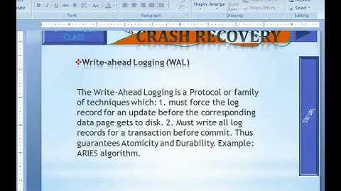 CRASH RECOVERY TUTORIAL