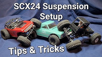 SCX24 Suspension Setup - Tips & Tricks