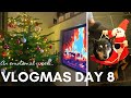 VLOGMAS DAY 8 | UPDATE ON TRAVEL TO GENEVA | KFC XMAS MEAL | DRESSING UP THE PUPPIES |