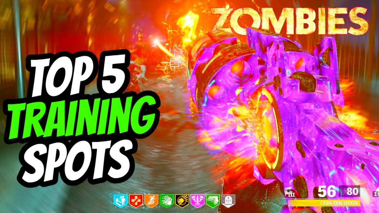 TOP 5 *BEST* MAUER DER TOTEN TRAINING SPOTS! (Cold War Zombies)