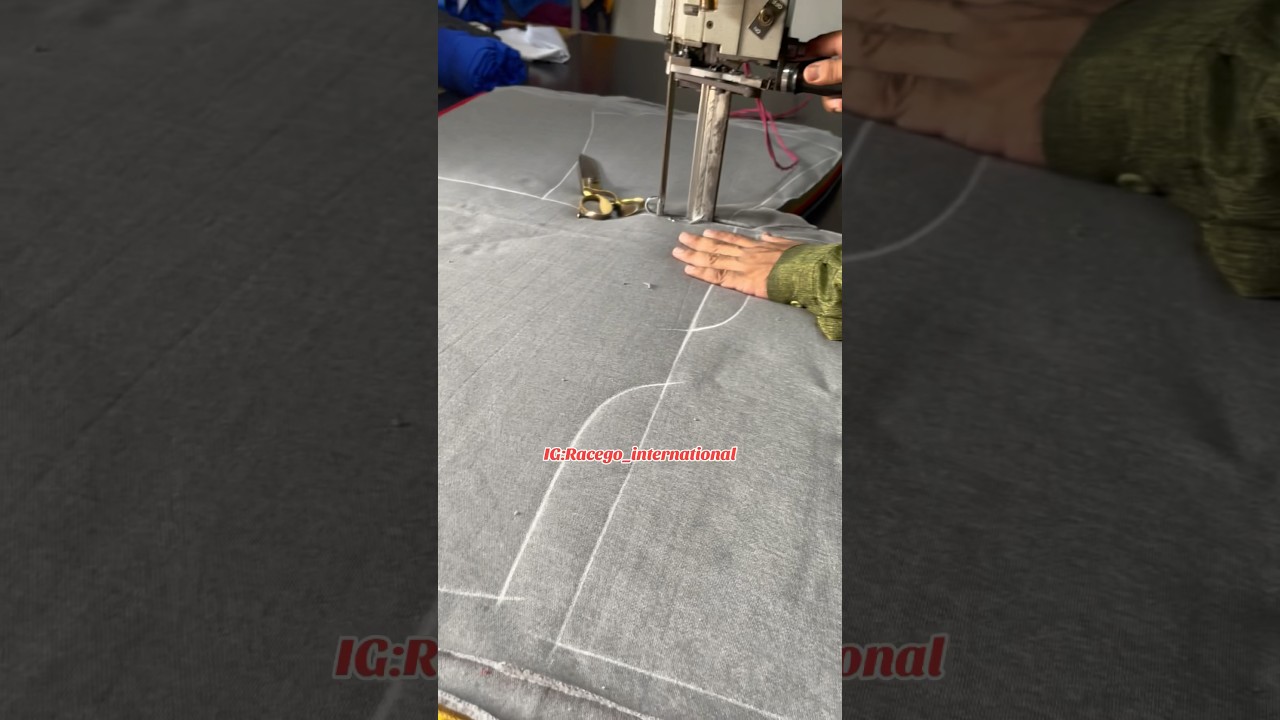 Cutting and stitching process 