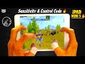 Fresh Sensitivity + 5 Finger Control Code 🔥/ iPad Mini 5 Fastest Domination in New Update 😎
