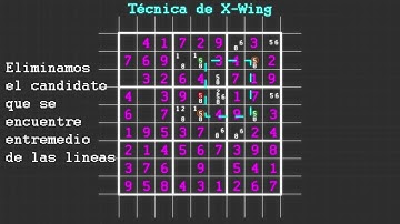 Técnica de X-Wing | Sudoku avanzado
