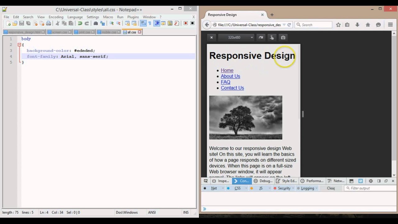 How to Create a Responsive Web Design with HTML5 and CSS3 - YouTube