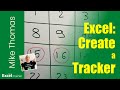 Excel: Create Your Own Track-Anything Daily Tracker