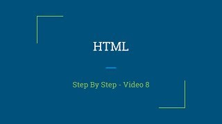 Step By Step HTML - 8 (Computer Code, Entities, and Symbols)