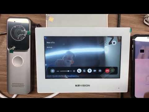 VTH v4.7 - Instructions for activating and using P2P on KBVISION Screen to receive and make calls