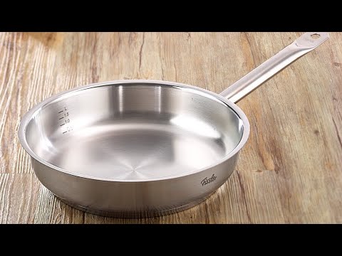Video Chảo fissler inox ko chống dính- độ bền hàng trăm năm - youtube