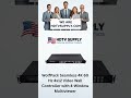 WolfPack Seamless 4K 60 Hz 4x12 Video Wall Controller with 4-Window Multiviewer