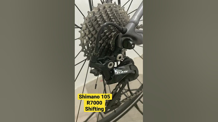 Shimano 105 R7000 Actual Shifting