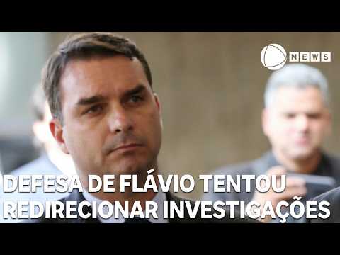 Flávio Bolsonaro's defense team attempted to redirect investigations