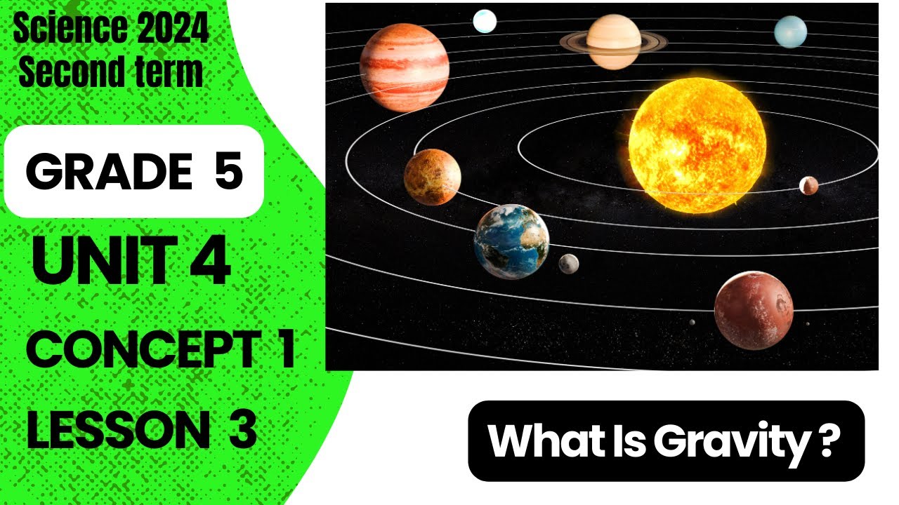 Science Grade 5 Unit 4 Concept 1 Lesson 3 What Is Gravity? Second Term ...