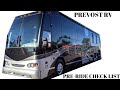 RIDING IN A PREVOST FEATHERLITE COACH FOR THE FIRST TIME