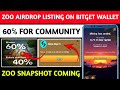 ZOO AIRDROP LISTING ON BITGET EXCHANGE | ZOO AIRDROP WITHDRAWAL PROCESS START SOON