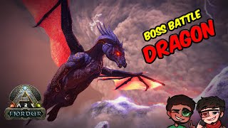 HOW TO BEAT DRAGON BOSS EASILY IN ARK FJORDUR | Ark Hindi |