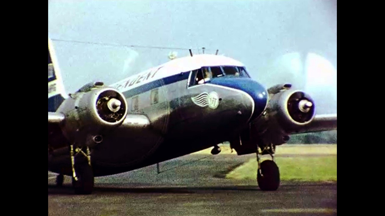 G-AHPG Vickers 614 Viking Aircraft Flies in Europe, 1958, 1950s, IAT, F1104 b,