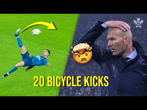 Cristiano Ronaldo all 20 Career Incredible Sensational Crazy Bicycle Kicks Show  HD