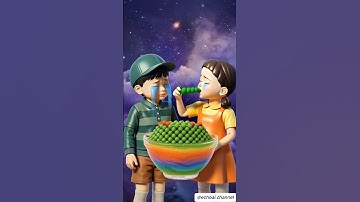 Squid Game AI Edible Slime Popping Candy ASMR #squidgame #squidgame2 #ai #asmr