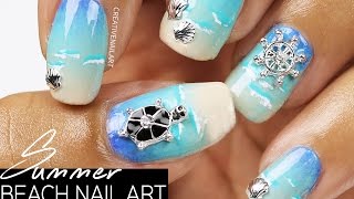 beach nail summer