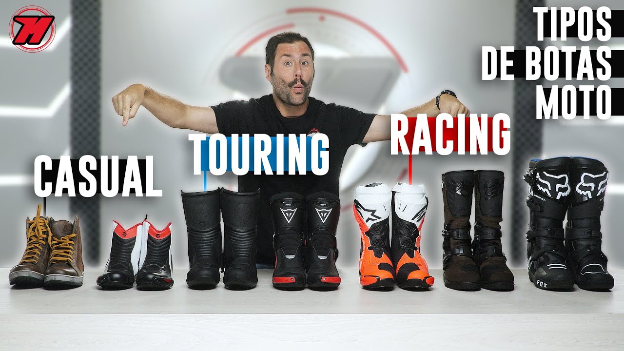 TIPOS DE BOTAS PARA MOTO. ¿Cuáles elegir? ¡TE LO EXPLICAMOS! 🥾🏍️ 