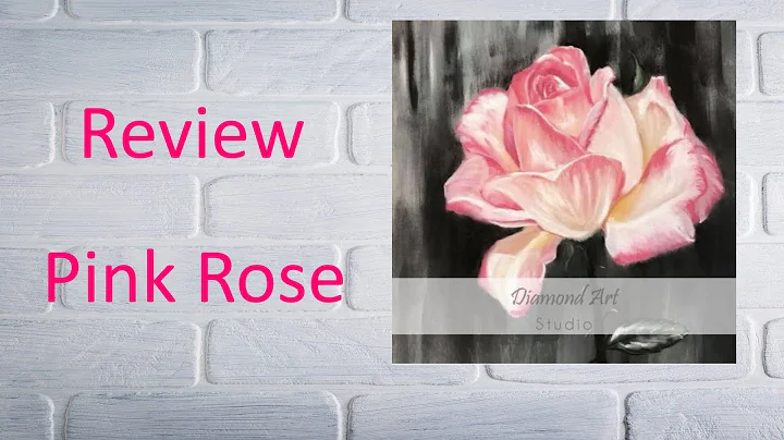 Review Pink rose by Vicki Davidson - Diamond Art S...