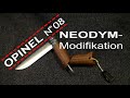 Opinel N°08 Neodym Modifikation, Magnet, Neck Knife, Mod, Modification, Halsmesser, Tutorial, Custom
