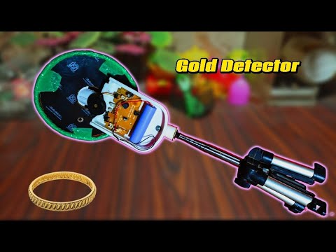 How to make Gold Detector using portable fan circuit | Gold Detector ...
