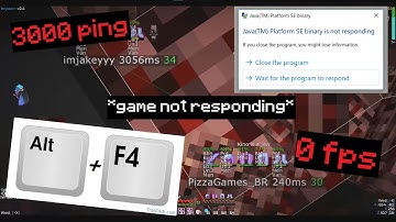 Crashing/lagging 2b2t players with crash exploit (forced alt-f4)