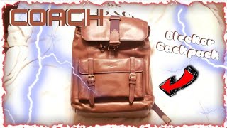 coach bleecker backpack weight Ol/Dark Saddle One Size Bags, Wallets and Luggage Bleecker Backpack - COACH GB