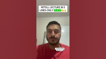 RETELL LECTURE TIPS AND TRICKS #nikhilpte