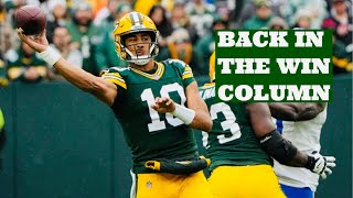 PACKERS SNAP 4-GAME LOSING STREAK WITH WIN OVER RAMS (Reactions) by OberSports 362 views 6 months ago 8 minutes, 44 seconds