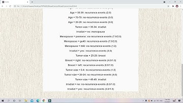 BREAST CANCER PREDICTION USING DATA MINING