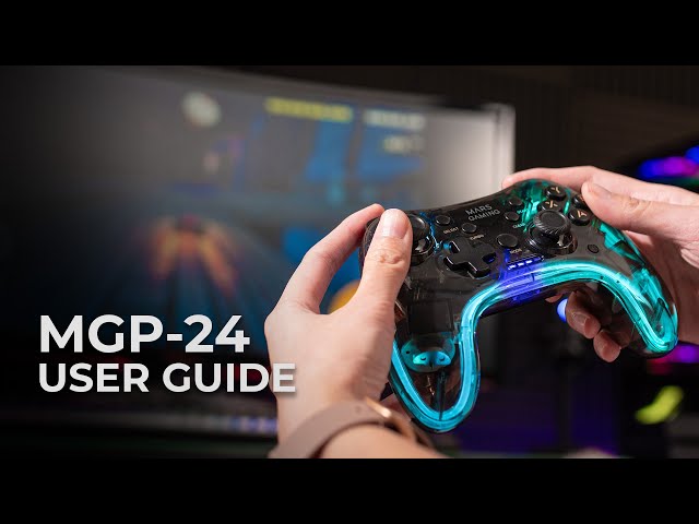 How to Connect and Configure the MGP-24 Gamepad: User Guide | Mars Gaming -  YouTube