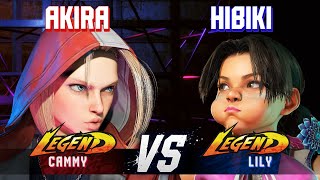 SF6 ▰ AKIRA (Cammy) vs HIBIKI (Lily) ▰ High Level Gameplay